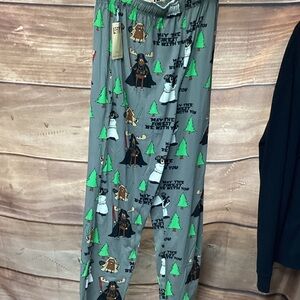 Lazy One Gray Cartoon Pajama Pants